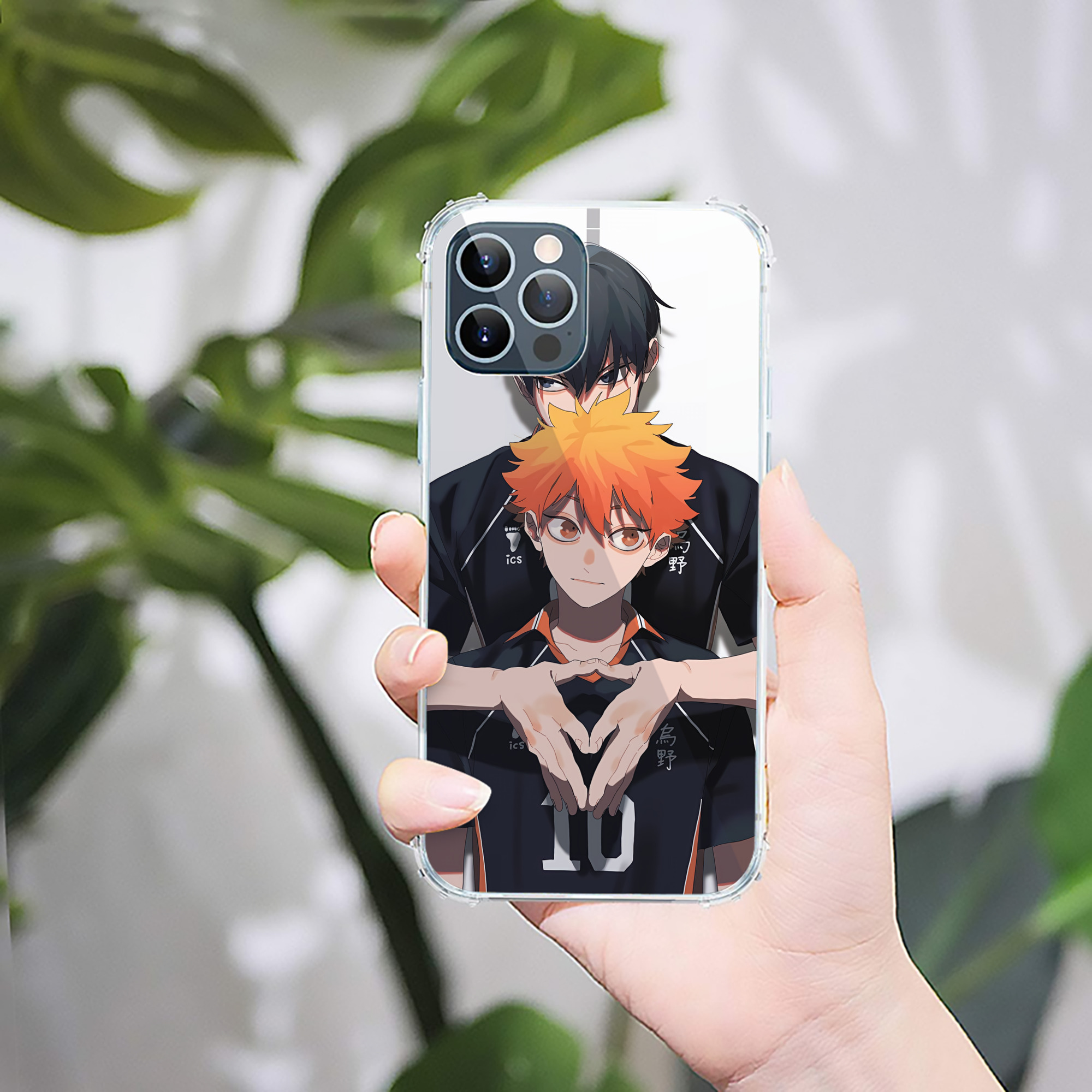 （画像用） ハイキュー!! Haikyu!! 【iPhone 12シリーズ対応】透明スマホケース（クリアソフトケース）